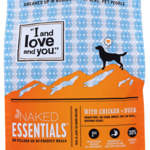 I&LOVE&YOU: Naked Essentials kibble Chicken & Duck Dog Food, 4 lb