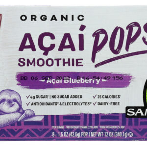 SAMBAZON: Smoothie Pops Blubry Acai, 12 oz