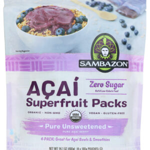 SAMBAZON: Smoothie Pk Acai Unswtnd, 14.1 oz