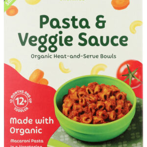 SPROUT: Pasta & Veggie Sauce Toddler Meal, 5 oz