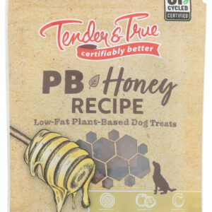 TENDER AND TRUE: Pb and Honey Dog Treats, 4 oz