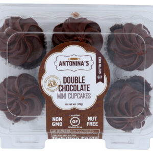 ANTONINAS: Gluten-Free Double Chocolate Mini Cupcakes, 6 oz