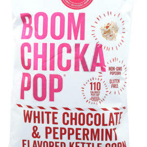 ANGIES: Boomchickapop White Chocolate And Peppermint Flavored Kettle Corn, 4.5 oz