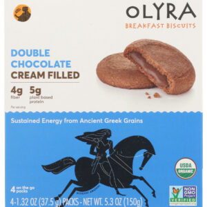 OLYRA: Biscuits Brkfst Dbl Choc, 5.3oz