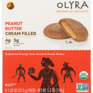OLYRA: Biscuits Brkfst Pnut Btter, 5.3 oz