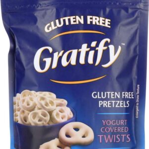 GRATIFY: Gluten Free Yogurt Covered Pretzel Twists, 5.5 oz