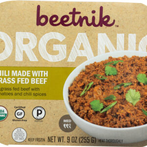 BEETNIK: Chili Made With Organic Grass Fed Beef, 9 oz