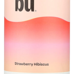 THE BU: Strawberry Hibiscus Raw and Pure Kombucha, 14 oz
