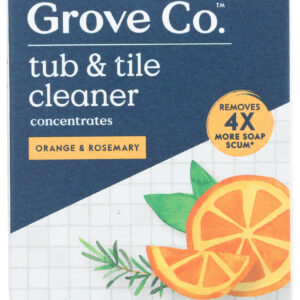 GROVE CO: Tub and Tile Cleaner Concentrates Orange Rosemary, 2 ea