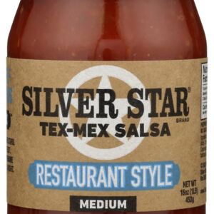 SILVERSTAR: Salsa Rstrnt Syle Medium, 16 oz