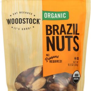 WOODSTOCK: Nuts Brazil Org, 8.5 oz