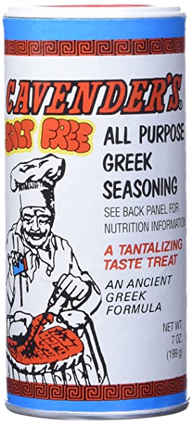CAVENDERS: Ssnng Greek Salt Free, 7 oz