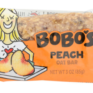 BOBO'S: Oat Bars Gluten Free All Natural Bar Peach, 3 oz