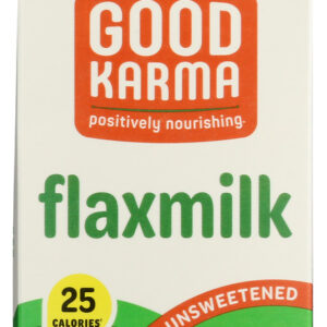 GOOD KARMA: Unsweetened Flax Milk, 64 oz