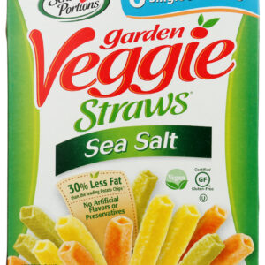 SENSIBLE PORTIONS: Straw Veggie 6Pk Sngl Ssalt, 6 oz