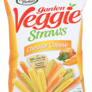SENSIBLE PORTIONS: Straw Veggie Cheddr Chese, 7 oz