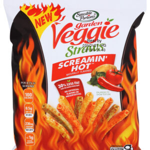 SENSIBLE PORTIONS: Screamin' Hot Garden Veggie Straws, 0.75 oz