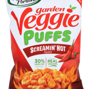 SENSIBLE PORTIONS: Garden Veggie Puffs Screamin Hot, 3.5 oz