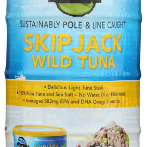WILD PLANET: Skipjack Wild Tuna 4 Count, 20 oz