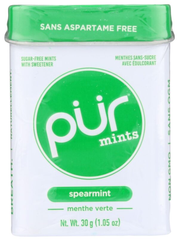PUR: Mints Spearmint Tin, 1.05 oz