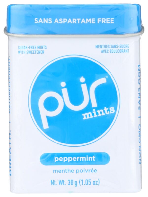 PUR: Mints Peppermint Tin, 1.05 oz