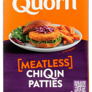 QUORN: Meatless and Soy-Free Chik'n Patties 4 Count, 10.6 oz