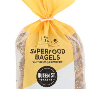 QUEEN STREET BAKERY: Chia and Flax Seed Superfood Bagels, 16.37 oz