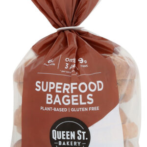QUEEN STREET BAKERY: Cinnamon Raisin Superfood Bagels, 16.37 oz
