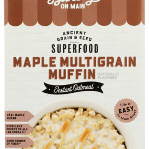 BAKERY ON MAIN: Oatmeal Inst Gf Mpl Mltgrn Muffin 6Ct, 10.56 oz