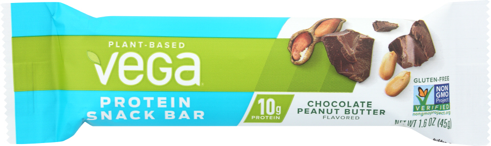 VEGA: Protein Snack Bar Chocolate Peanut Butter, 1.6 oz