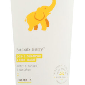 ALAFFIA: Baobab Baby Chamomile 2in1 Shampoo & Body Wash, 8 fo