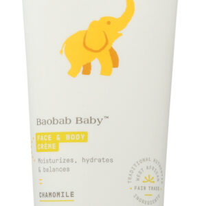 ALAFFIA: Baobab Baby Face Body Creme Chamomile, 8 fo