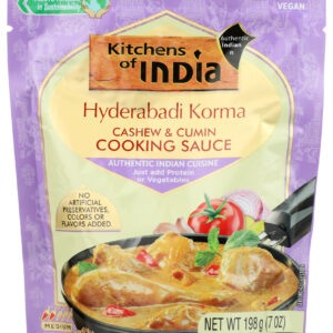 KITCHENS OF INDIA: Sauce Hyderabadi  Korma, 7 oz