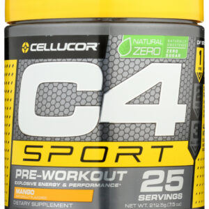 CELLUCOR: C4 Sport Natural Zero Mango, 212.5 gm