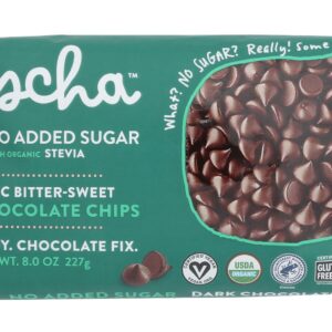 PASCHA: Organic Vegan Bitter-Sweet Dark Chocolate Chips, 8 oz
