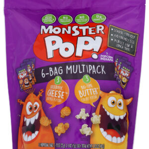 MONSTER POP: Popcorn Mltpack 2 Sku 6Ct, 3.75 oz
