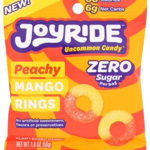 JOYRIDE: Rings Peachy Mango Zero S, 1.8 OZ