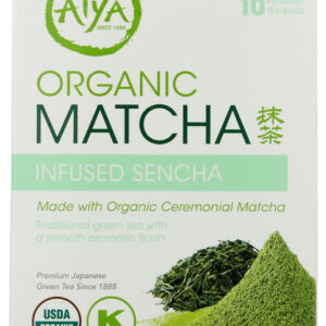 AIYA: Infused Sencha Organic Matcha, 1 ea