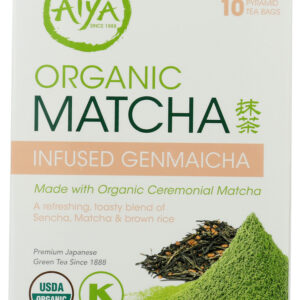 AIYA: Infused Genmaicha Organic Matcha, 1 ea