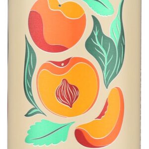 ZEVIA: Organic Black Tea Peach, 12 fo