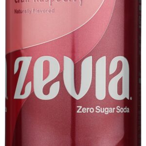 ZEVIA: Cran-Raspberry Zero Sugar Soda RTD 6pk, 72 fo