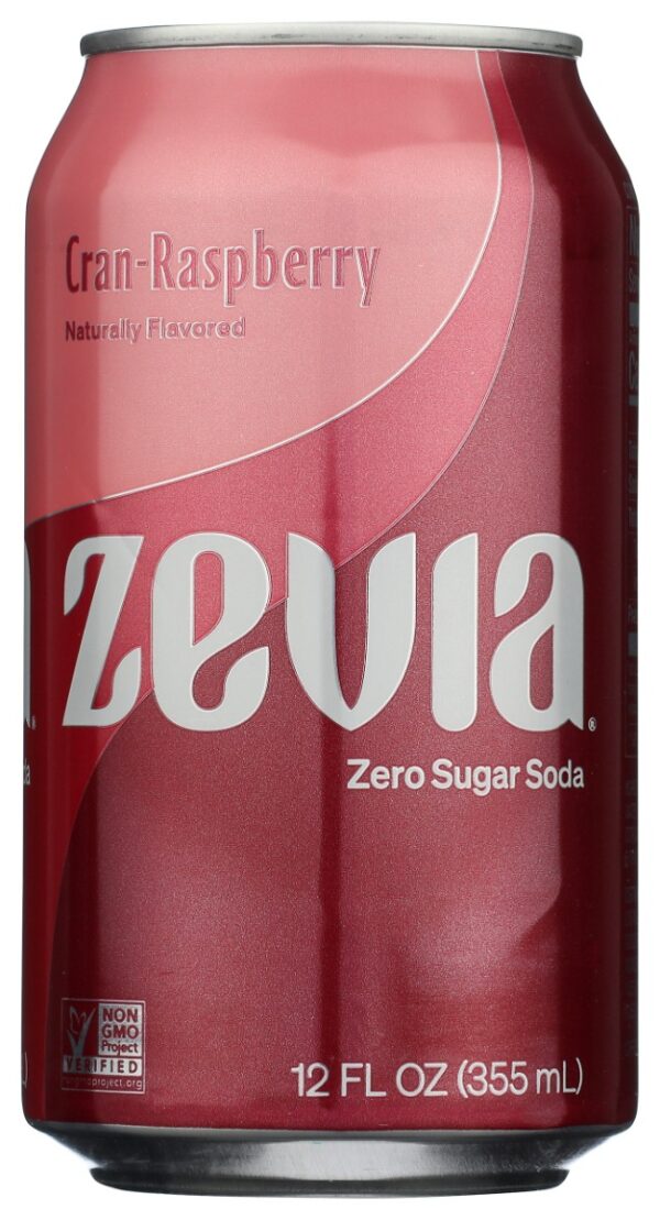 ZEVIA: Cran-Raspberry Zero Sugar Soda RTD 6pk, 72 fl oz