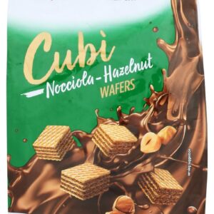 BALCONI: Wafer Cubi Hazelnut, 250 gm