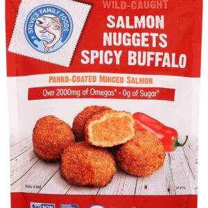 STEVES FAMILY FOODS: Spicy Buffalo Salmon Nuggets, 16 oz