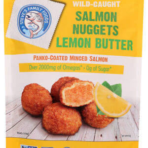 STEVES FAMILY FOODS: Lemon Butter Salmon Nuggets, 16 oz