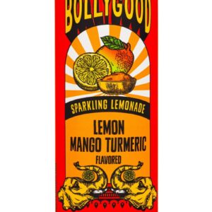 BOLLYGOOD: Sparkling Lemonade Lemon Mango Turmeric, 12 fl oz