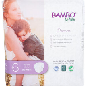 BAMBO NATURE: Diapers Baby Size 6, 24 pk