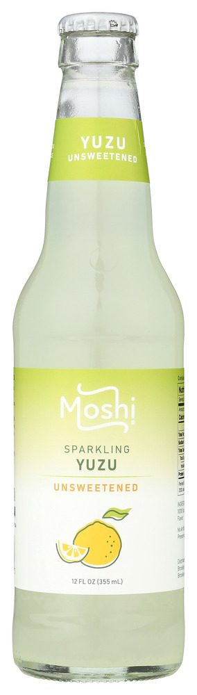 MOSHI: Water Sparkling Yuzu, 12 fl oz