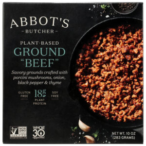 ABBOTS BUTCHER: Plant Based Ground Beef, 10 oz