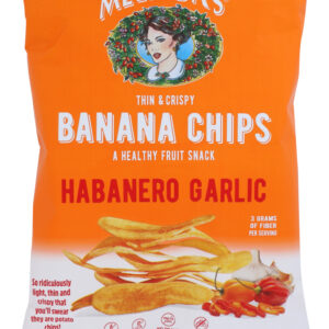 MELINDAS: Banana Chips Habanero Garlic, 5 oz